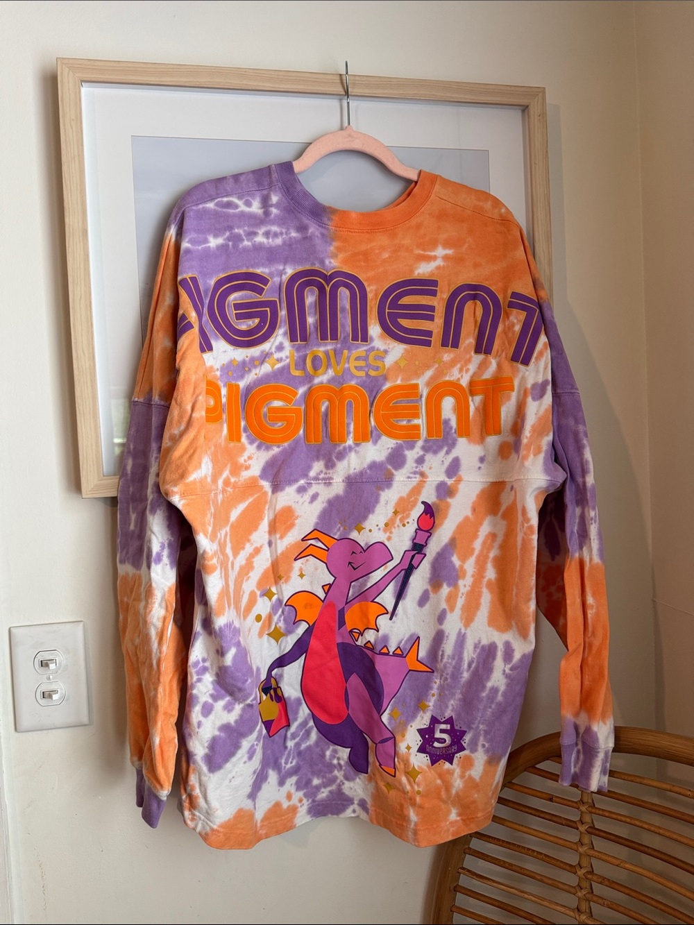 Disney Epcot Festival of the Arts Spirit Jersey 2021 Figment Rare Size Large